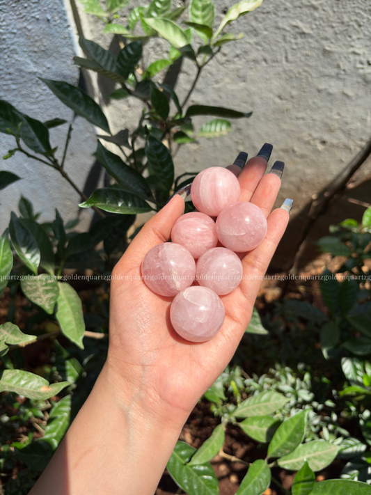 Rose Quartz Mini Sphere/ Ball