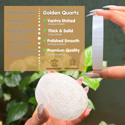 100% Original Dhan Yog Bracelet & Shree Yantra Selenite Wealth Combo