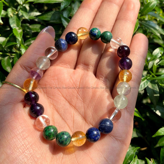 EDUCATION BRACELET FOR STUDIES TO FOCUS & CONCENTRATE - Golden Quartz 