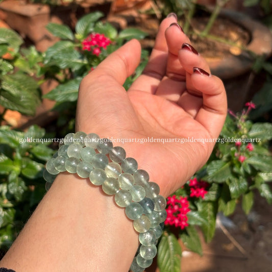 GREEN FLUORITE - Golden Quartz 