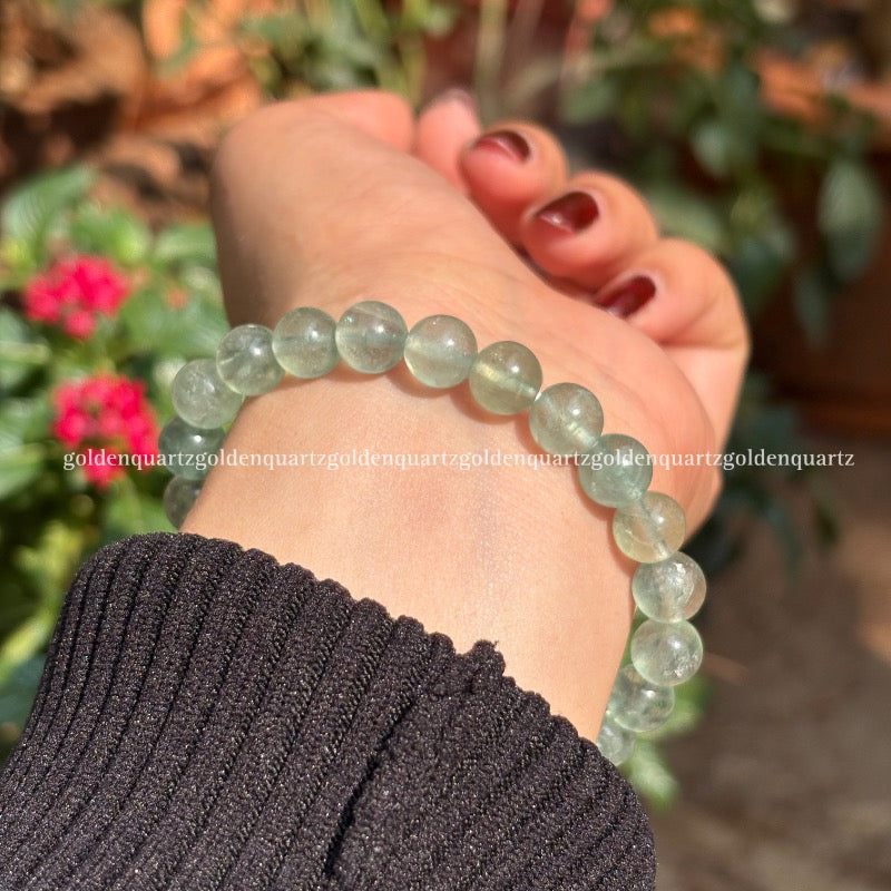 GREEN FLUORITE - Golden Quartz 