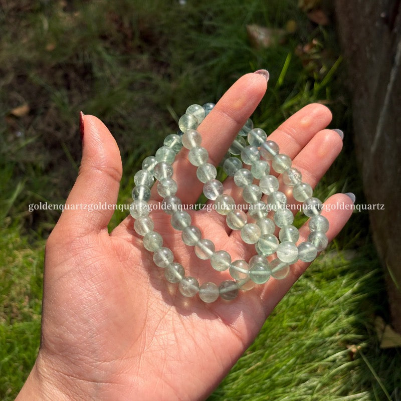 GREEN FLUORITE - Golden Quartz 