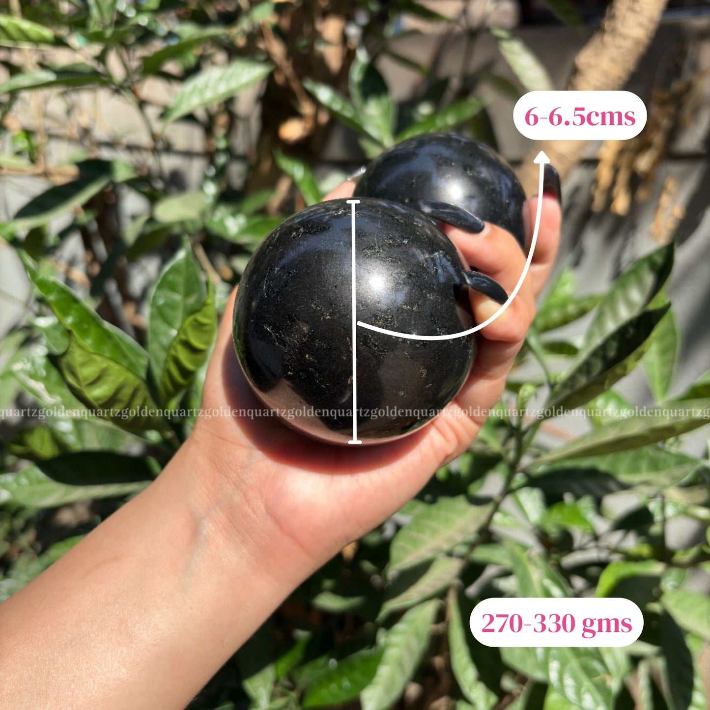 Black Tourmaline Sphere/ Ball