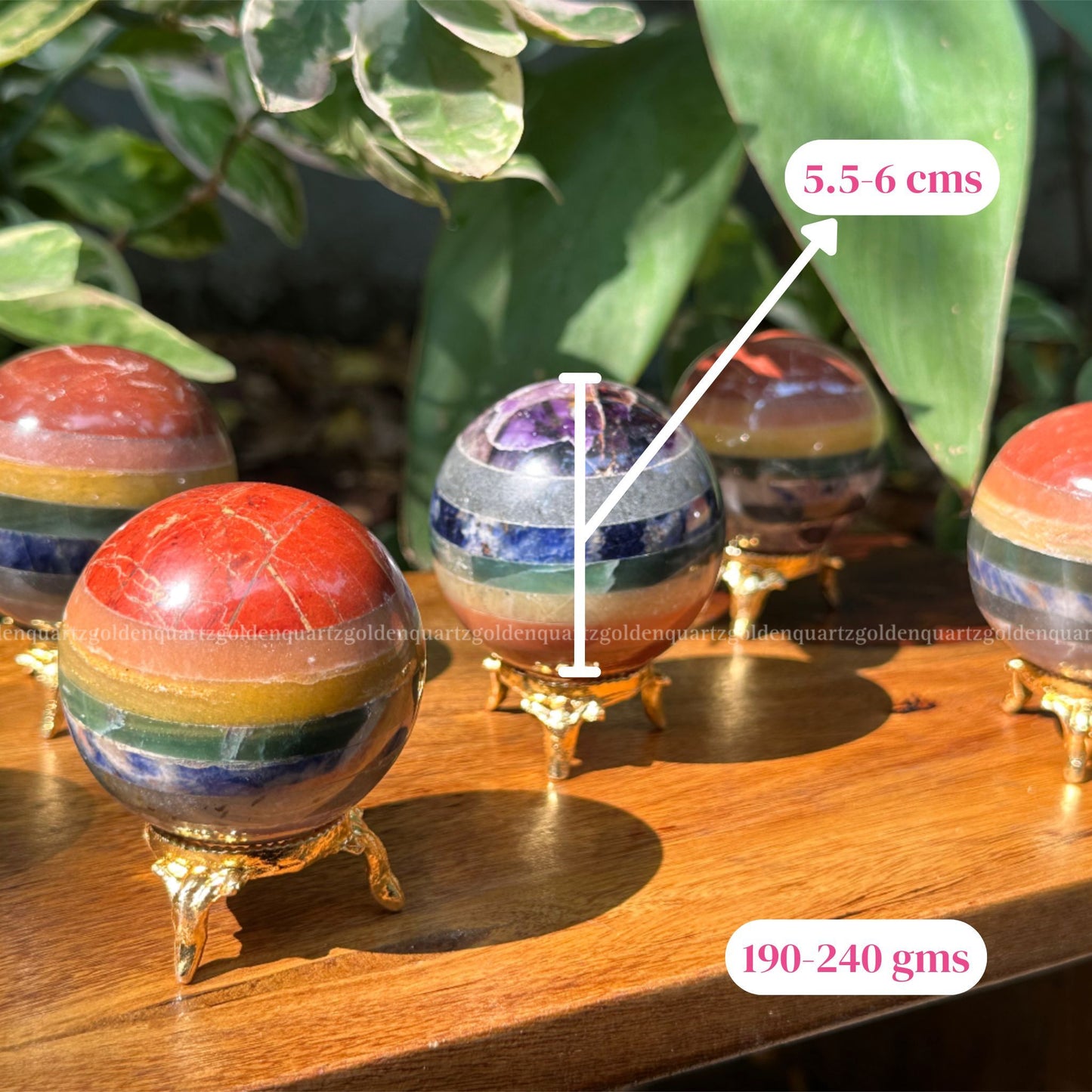 7 Seven Chakra Sphere/ Ball