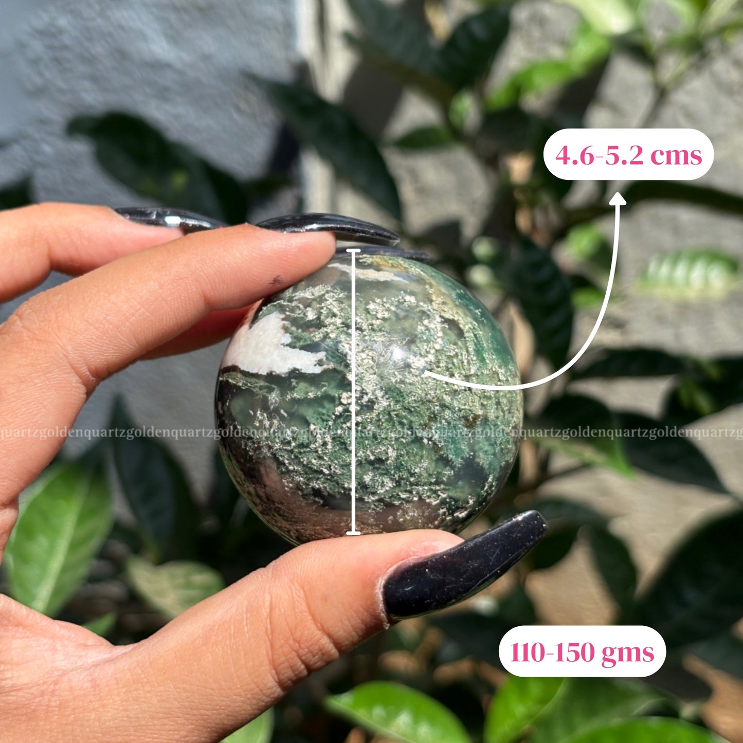 Moss Agate Sphere / Ball